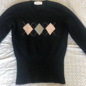 Pure Cashmere Argyle sweater